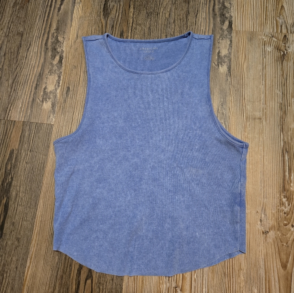 American Eagle, Women's Size Large, Tank, Blue, Perfect Shape, Never Worn